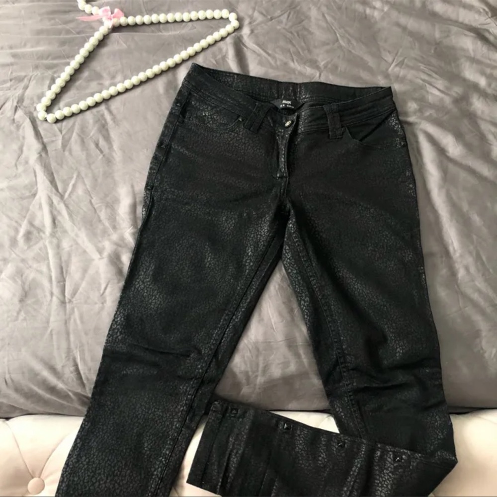 NWOT| Shiny Animal Print Jeans - Picture 2 of 10